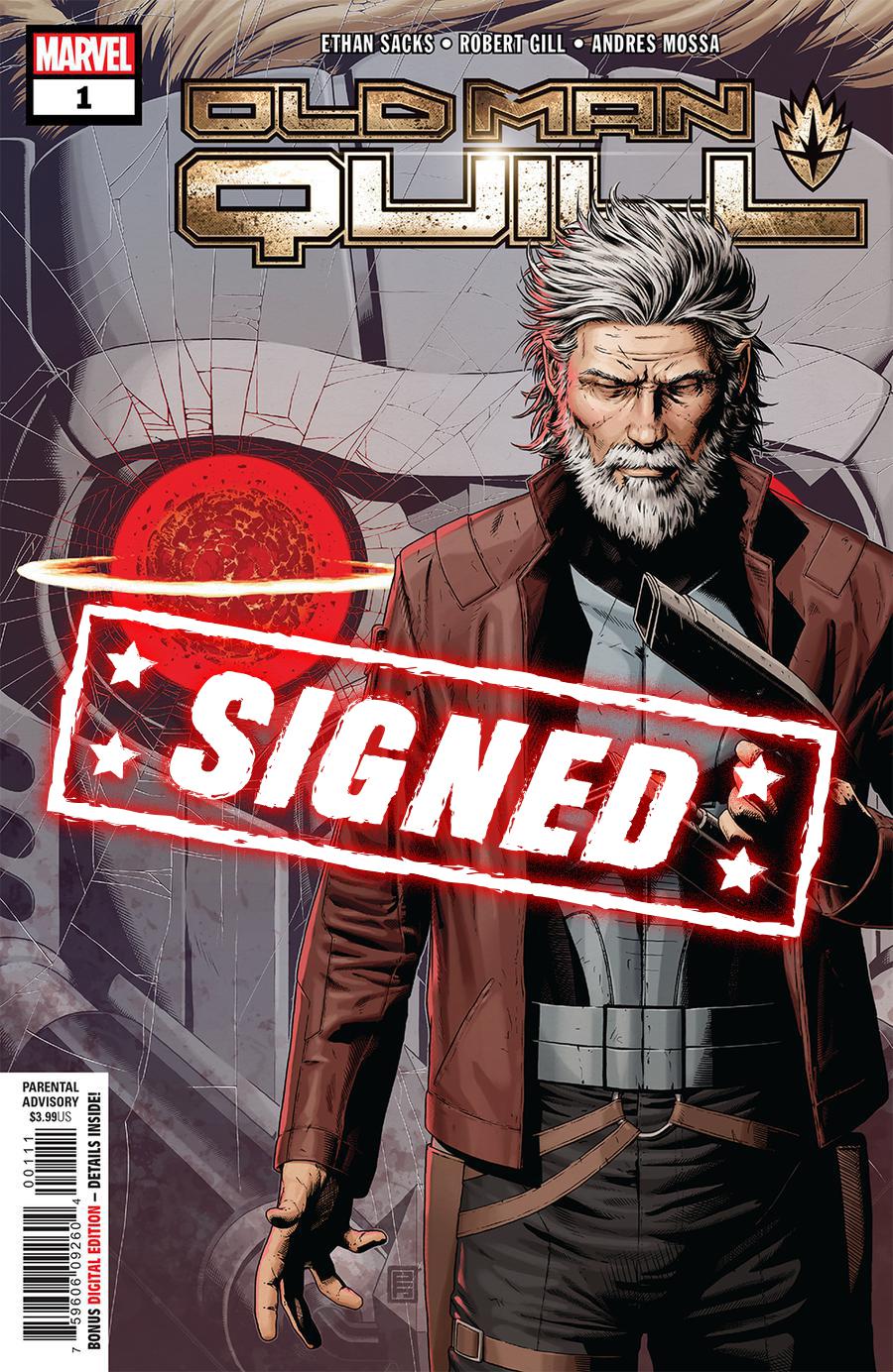 Old Man Quill #1 Cover G Regular John Tyler Christopher Cover Signed By Ethan Sacks