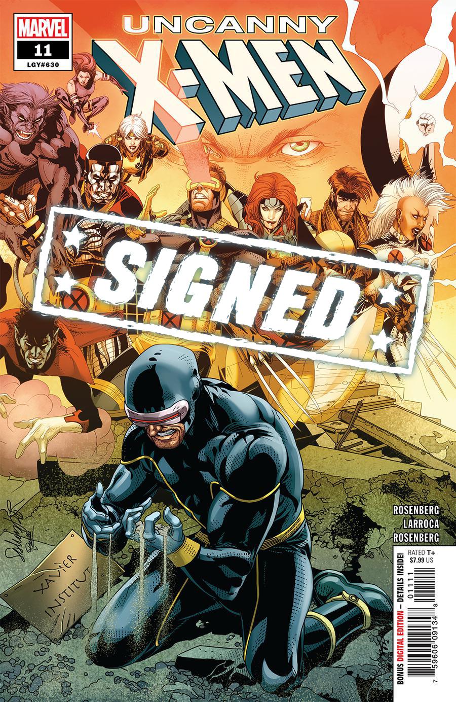 Uncanny X-Men Vol 5 #11 Cover K Regular Salvador Larroca Cover Signed By Matthew Rosenberg