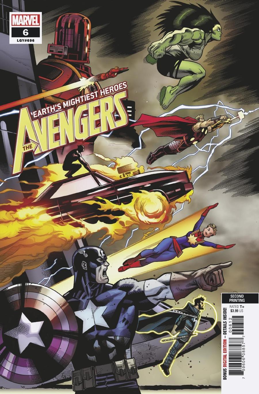 Avengers Vol 7 #6 Cover C 2nd Ptg Ed McGuinness Variant Cover