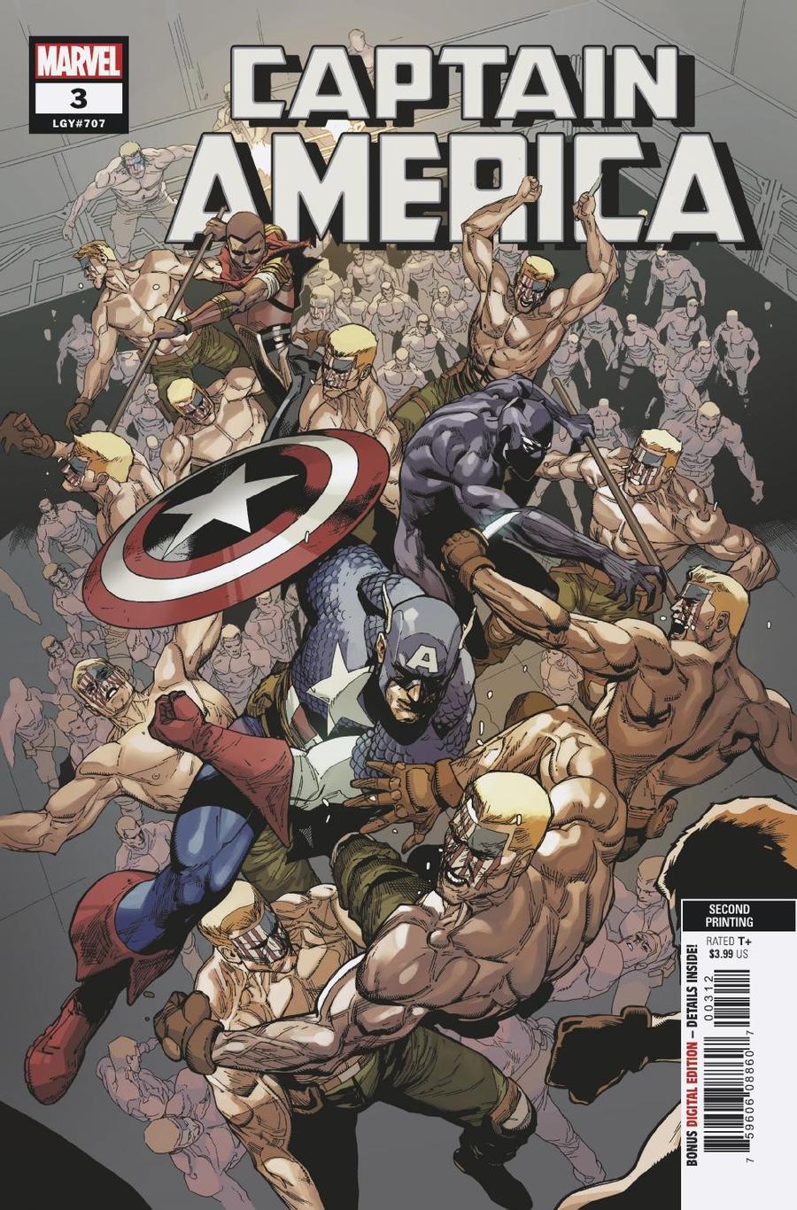 Captain America Vol 9 #3 Cover E 2nd Ptg Leinil Francis Yu Variant Cover