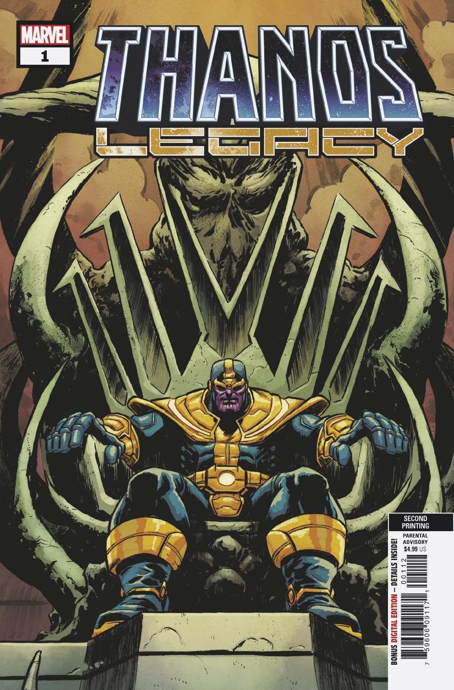 Thanos Legacy #1 Cover H 2nd Ptg