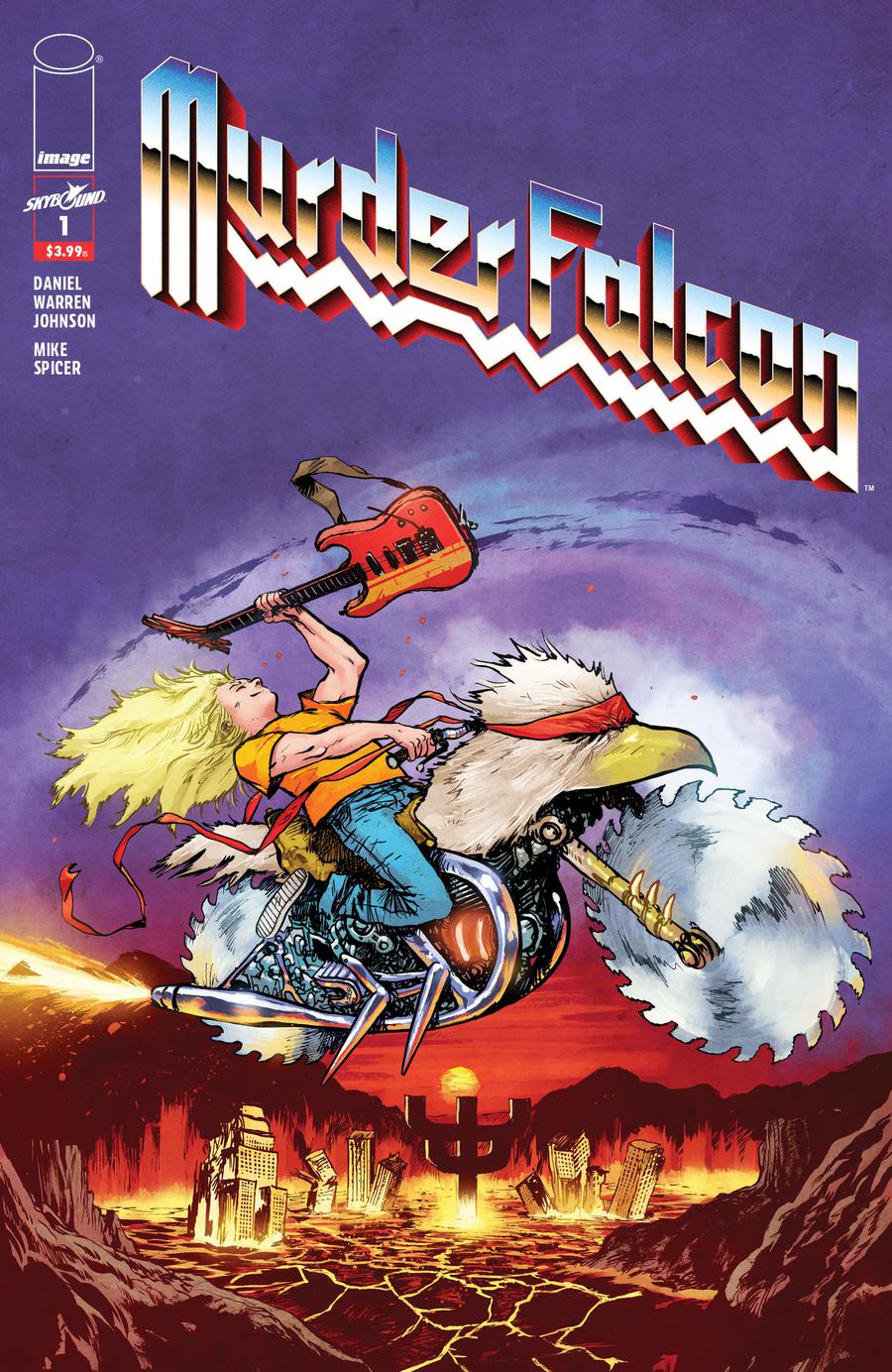 Murder Falcon #1 Cover B Variant Daniel Warren Johnson & Mike Spicer Heavy Metal Cover