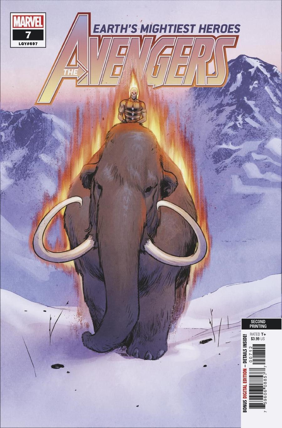 Avengers Vol 7 #7 Cover E 2nd Ptg Variant Sara Pichelli Cover