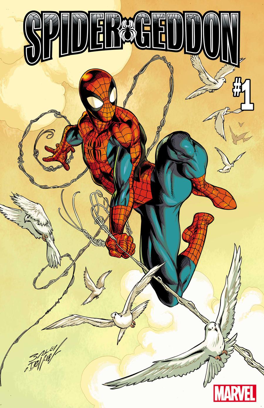 Spider-Geddon #1 Cover C Variant Mark Bagley Peter Parker Spider-Man Cover