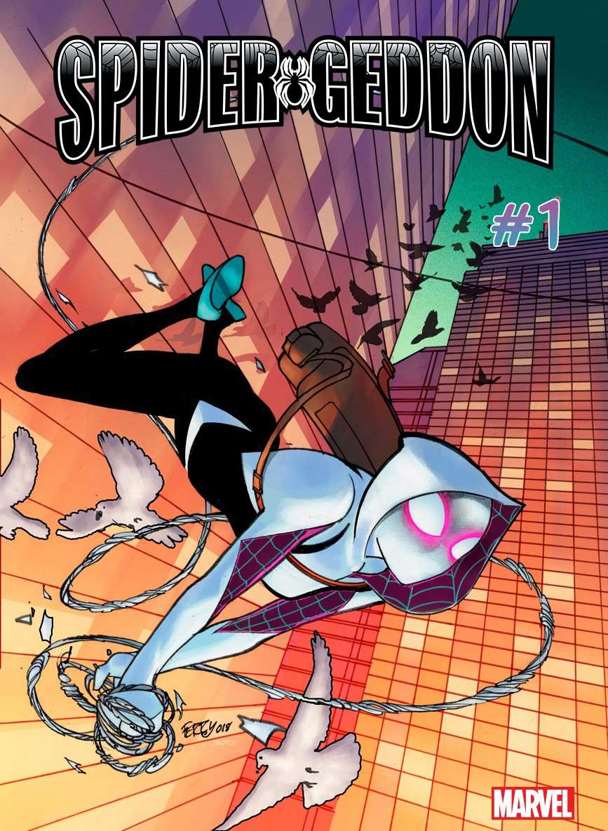 Spider-Geddon #1 Cover E Variant Pasqual Ferry Spider-Gwen Cover