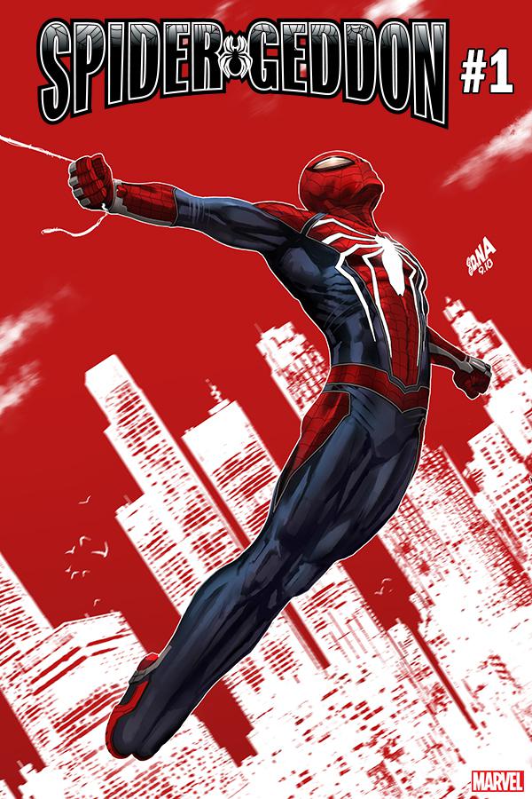 Spider-Geddon #1 Cover F Variant David Nakayama PS4 Spider-Man Cover