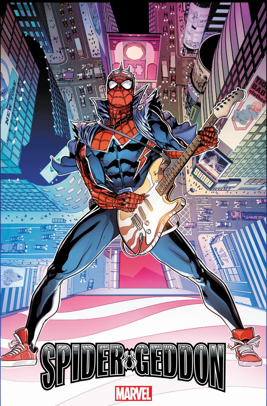 Spider-Geddon #1 Cover G Variant Will Sliney Spider-Punk Cover