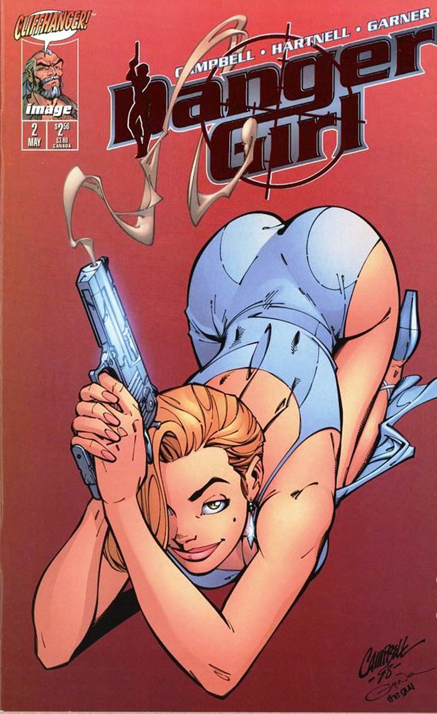 Danger Girl #2 Cover E Ruby Red Foil Cover