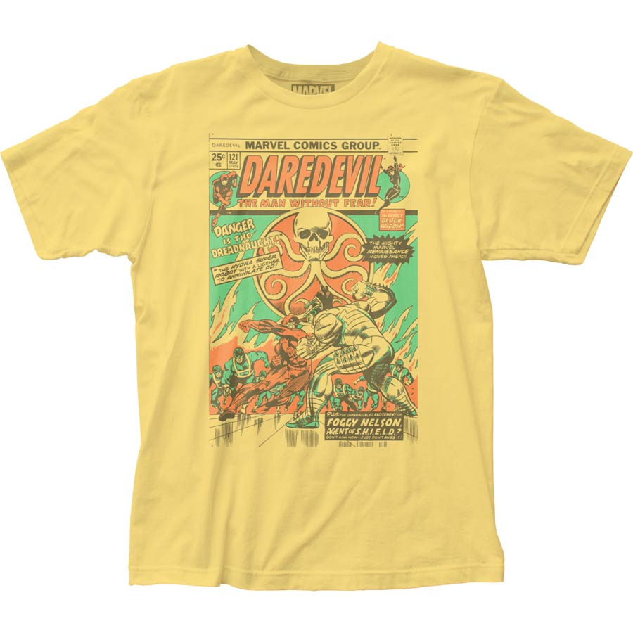 Daredevil Dreadnaught Fitted Jersey Banana Cream T-Shirt Large