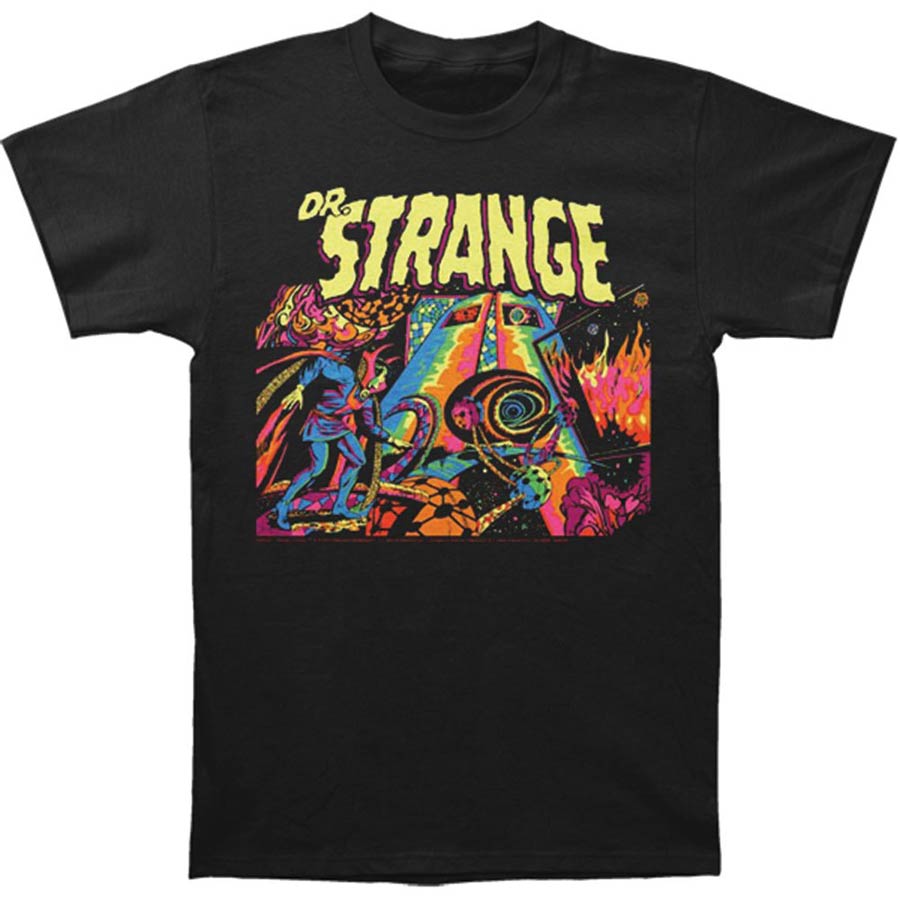 Doctor Strange Fitted Jersey Black T-Shirt Large