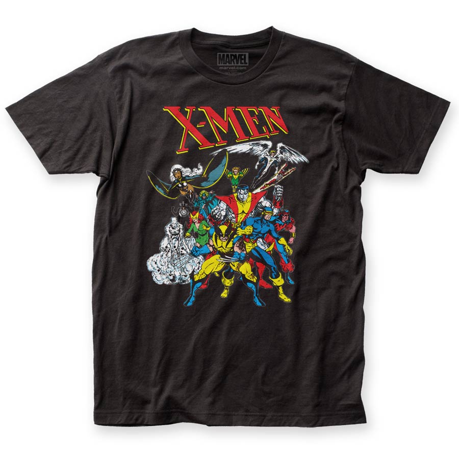 X-Men Breakthrough Fitted Jersey Black T-Shirt Large