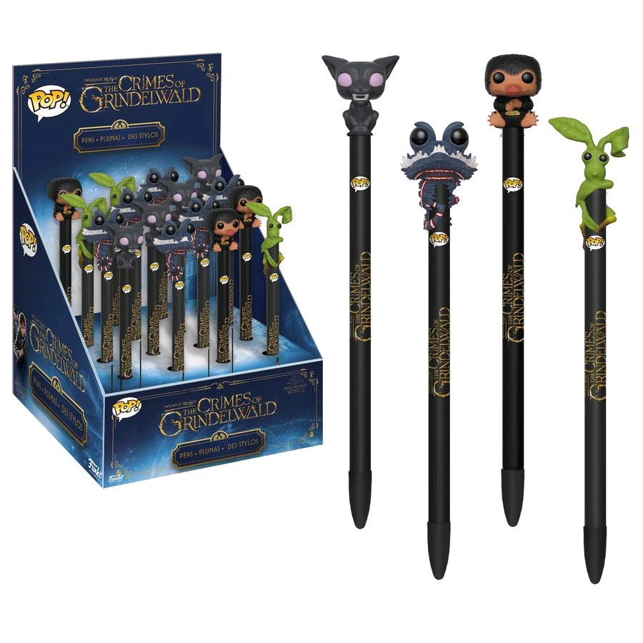 POP Fantastic Beasts The Crimes Of Grindelwald Pen Topper Assortment Of 16 Pens