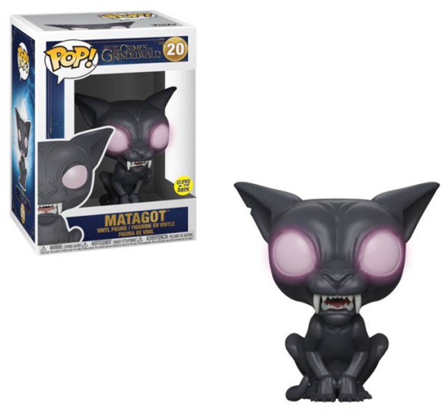 POP Movies Fantastic Beasts 20 The Crimes Of Grindelwald Matagot Glow-In-The-Dark Vinyl Figure