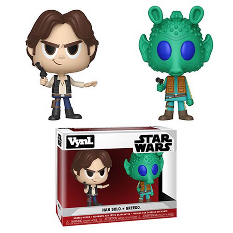 Vynl. Star Wars Episode IV A New Hope Han Solo & Greedo 2-Pack Vinyl Figure