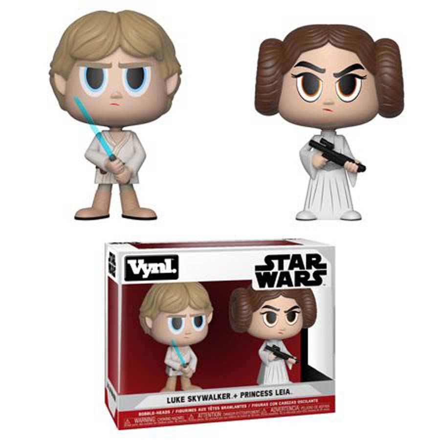 Vynl. Star Wars Episode IV A New Hope Princess Leia And Luke Skywalker 2-Pack Vinyl Figure