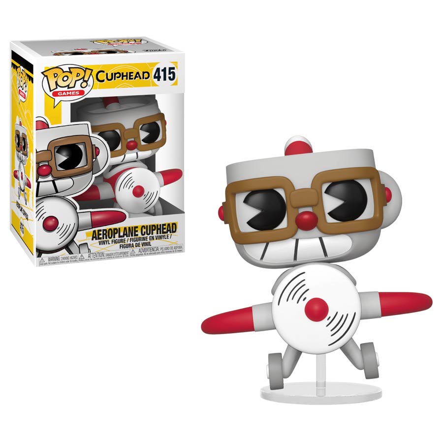 POP Games 415 Cuphead Aeroplane Cuphead Vinyl Figure