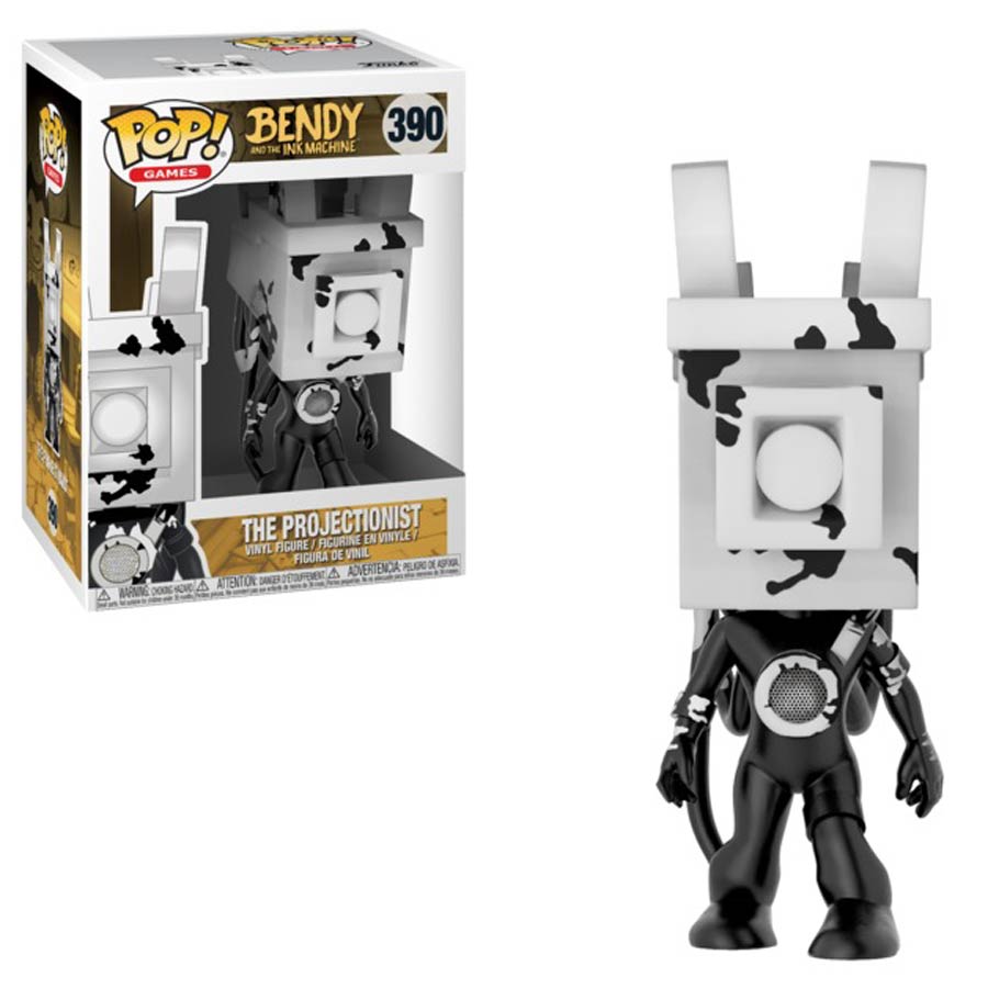 POP Games 390 Bendy And The Ink Machine The Projectionist Vinyl Figure