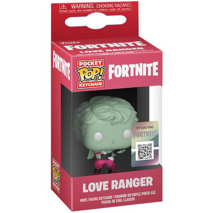 POP Fortnite Love Ranger Vinyl Pocket Keychain