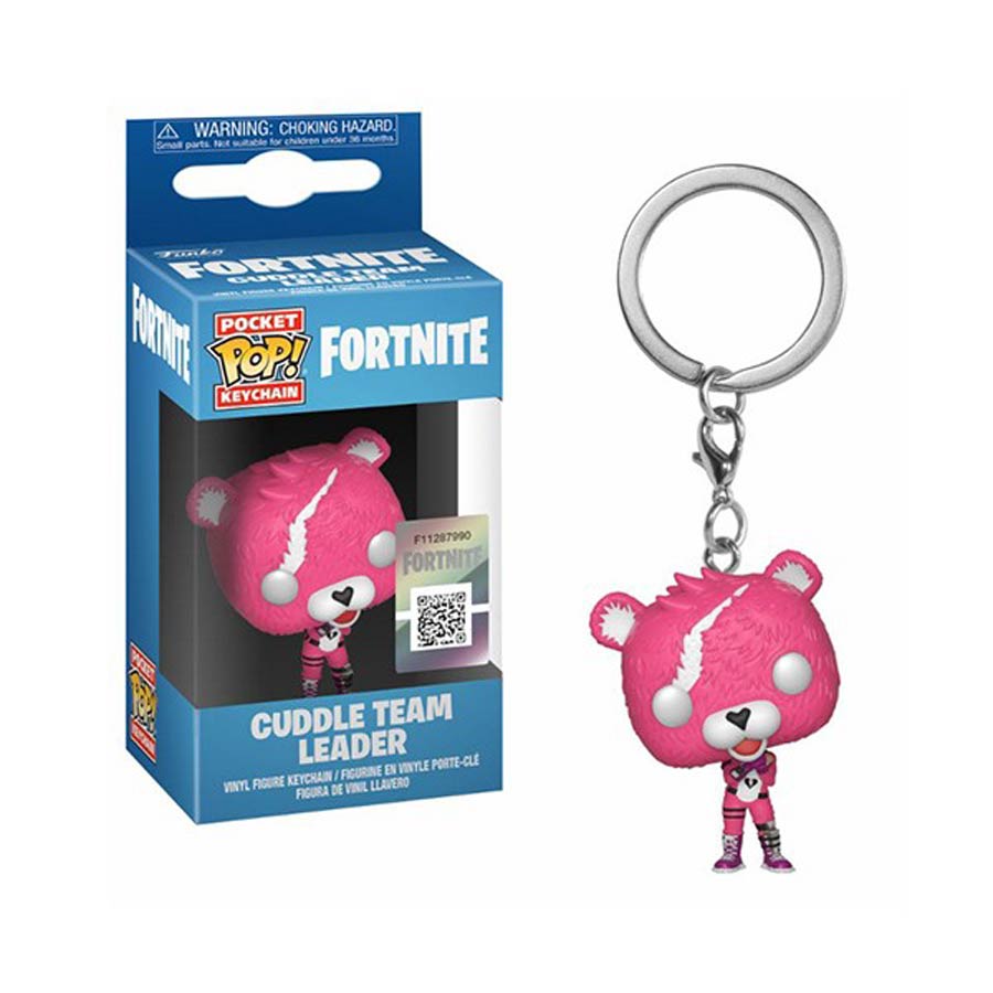POP Fortnite Cuddle Team Leader Vinyl Pocket Keychain