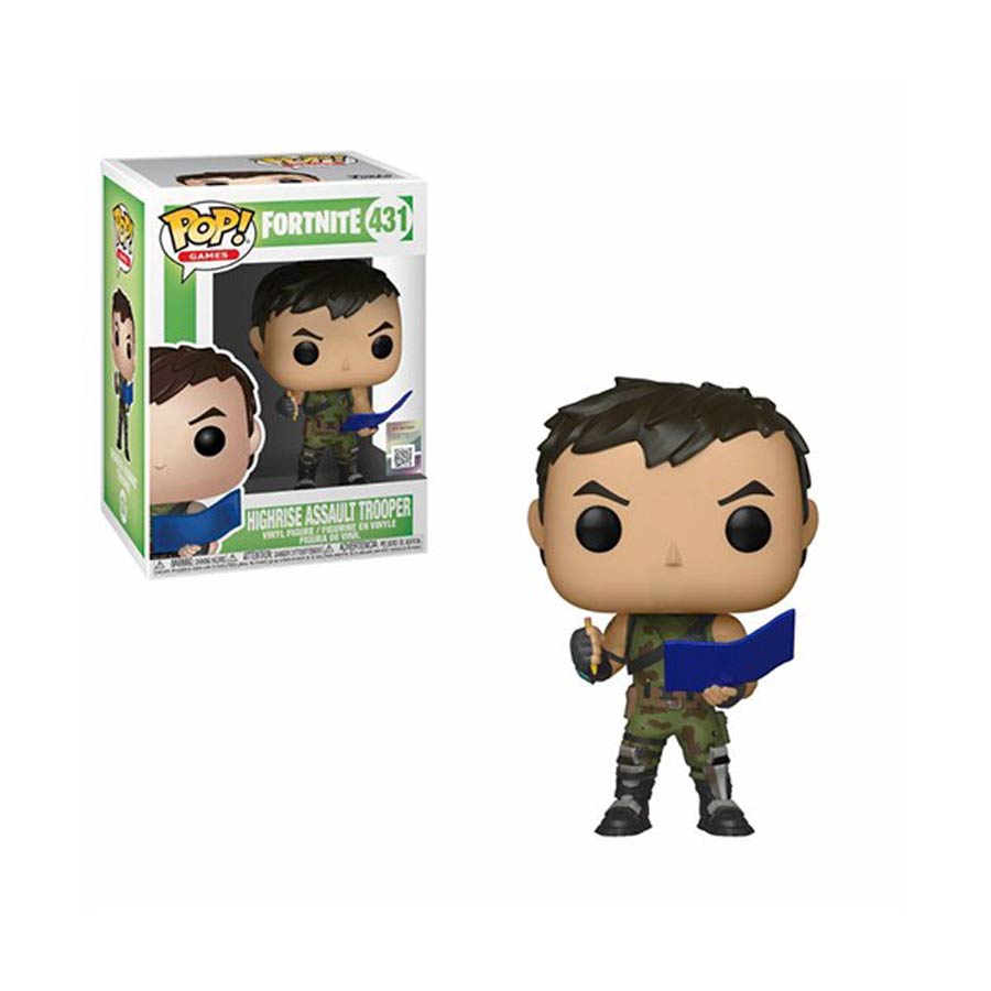 POP Games 431 Fortnite Highrise Assault Trooper Vinyl Figure