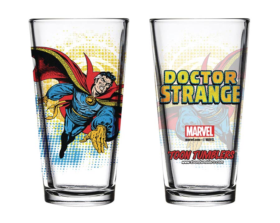 Marvel Comics Toon Tumblers Pint Glass - Doctor Strange Version 2