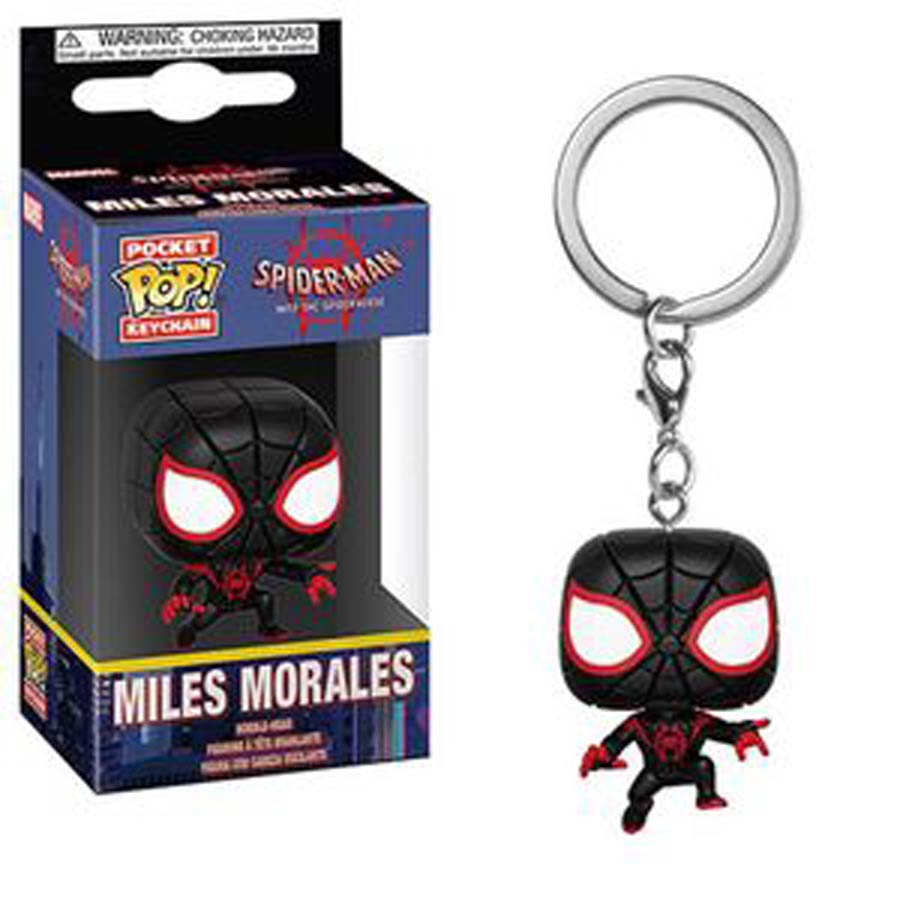 POP Spider-Man Into The Spider-Verse Miles Morales Vinyl Pocket Keychain