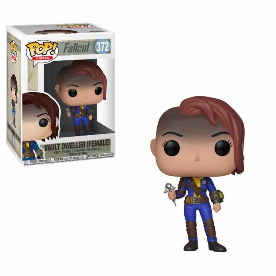 POP Games 372 Fallout Vault Dweller Female Vinyl Figure