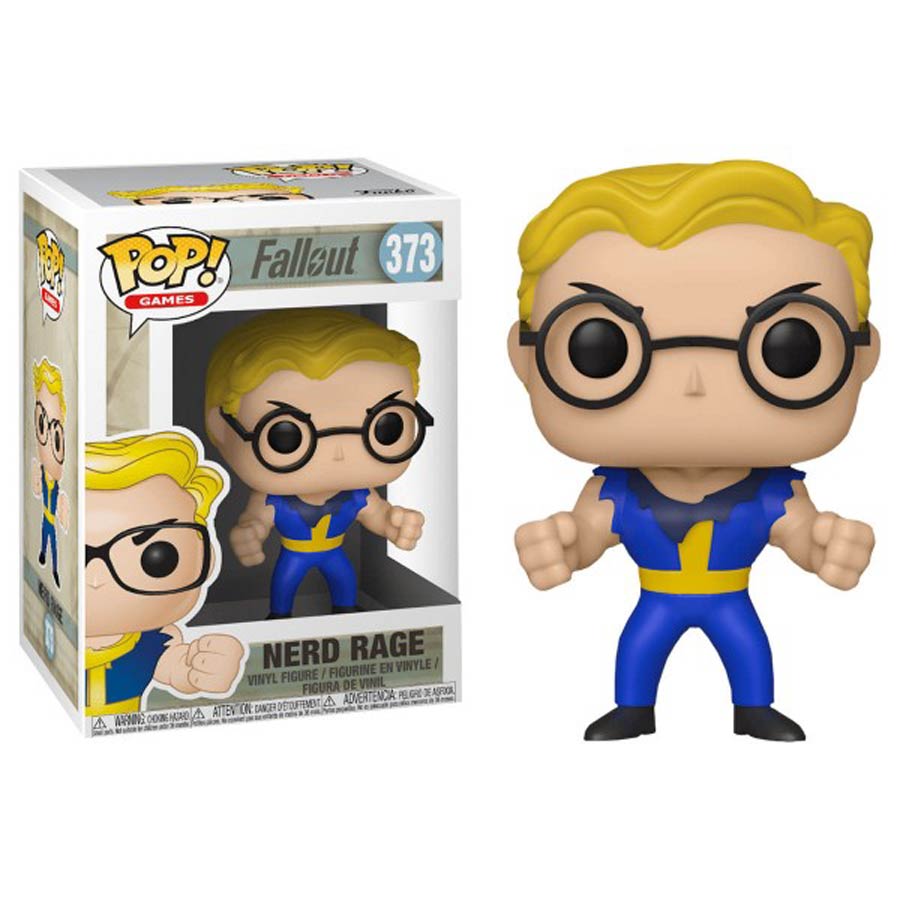 POP Games 373 Fallout Vault Boy Nerd Rage Vinyl Figure