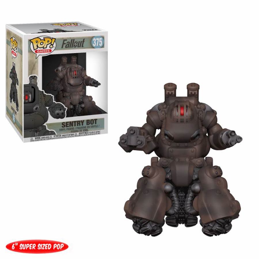 POP Games 375 Fallout Sentry Bot 6-Inch Vinyl Figure