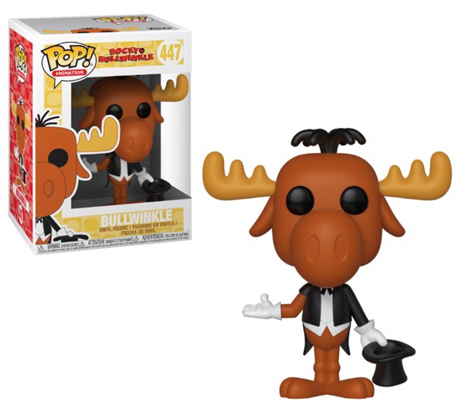 POP Animation 447 Rocky & Bullwinkle Magician Bullwinkle Vinyl Figure