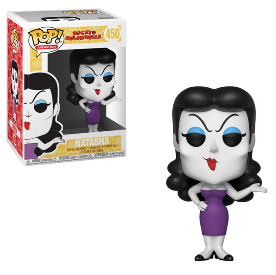 POP Animation 450 Rocky & Bullwinkle Natasha Vinyl Figure