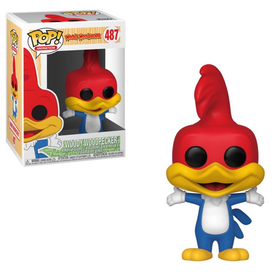 POP Animation 487 Woody Woodpecker Woody Vinyl Figure
