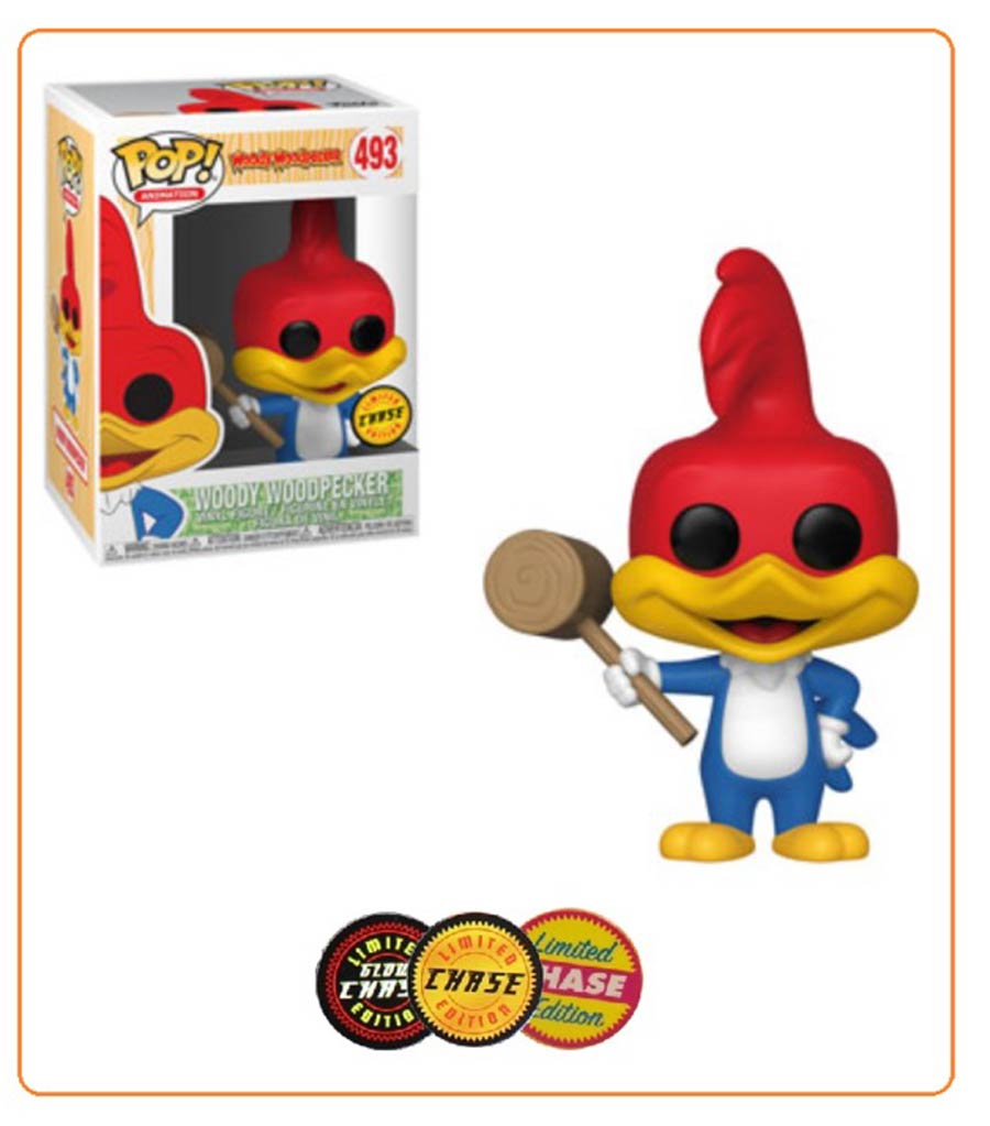POP Animation 487 Woody Woodpecker Woody Chase Vinyl Figure
