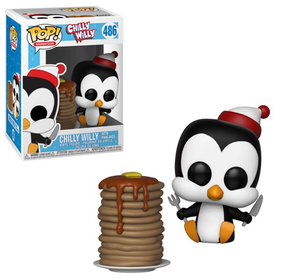 POP Animation 486 Chilly Willy Chilly Willy With Pancakes Vinyl Figure