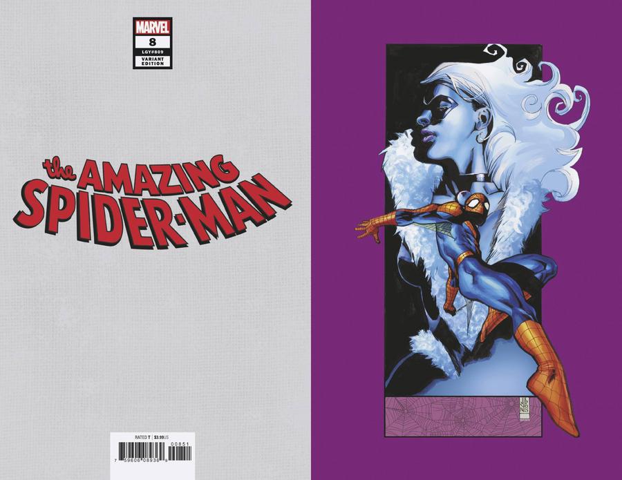 Amazing Spider-Man Vol 5 #8 Cover D Incentive JG Jones Black Cat Virgin Variant Cover