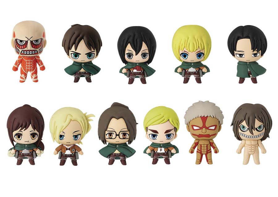 Attack On Titan 3D Figural Keyring Blind Mystery Box
