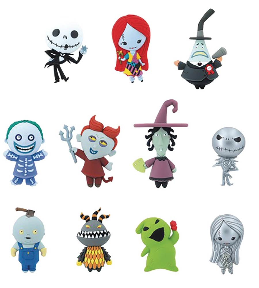 Nightmare Before Christmas 25th Anniversary 3D Figural Keyring Blind Mystery Box