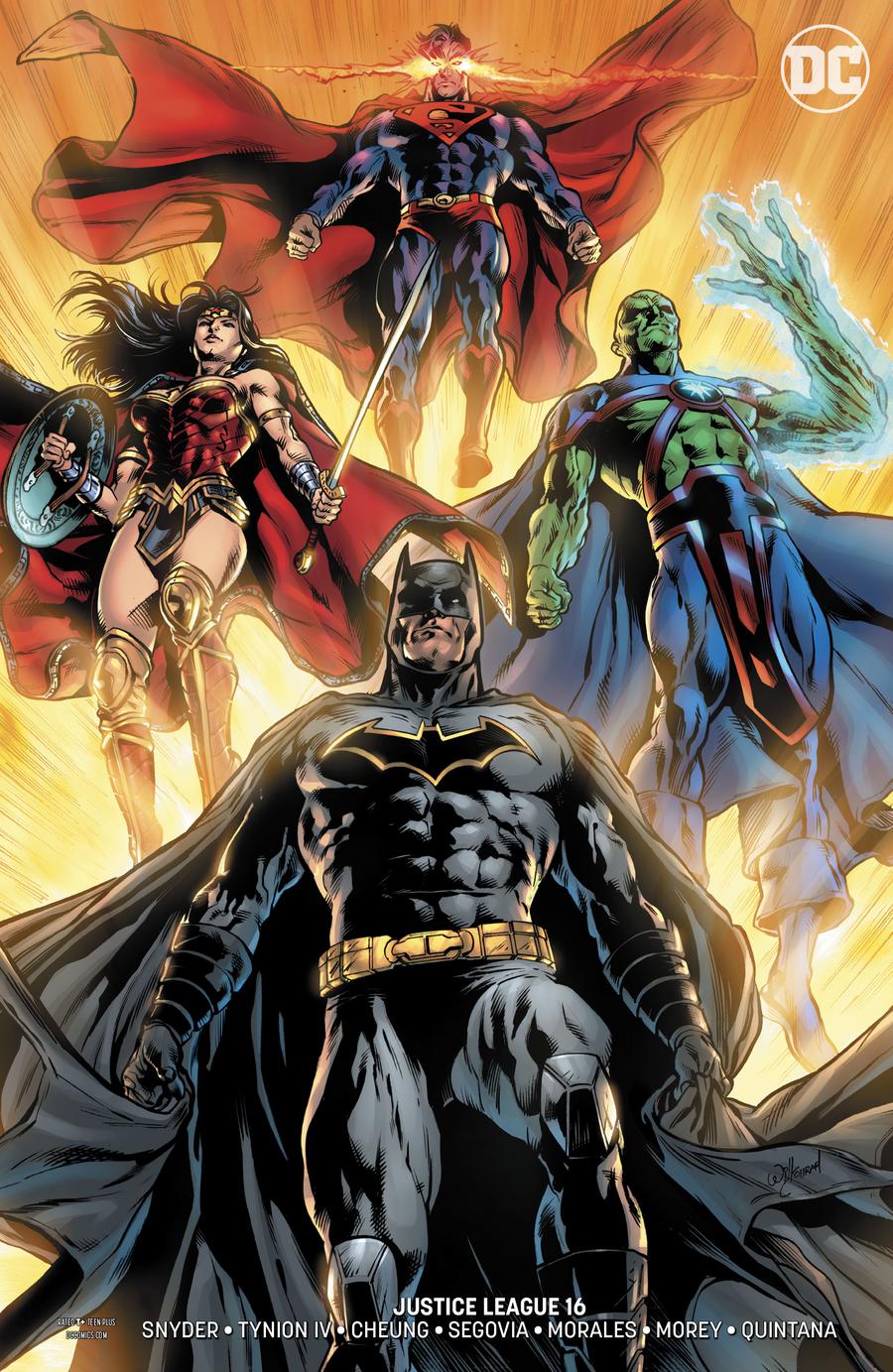 Justice League Vol 4 #16 Cover B Variant Will Conrad Cover