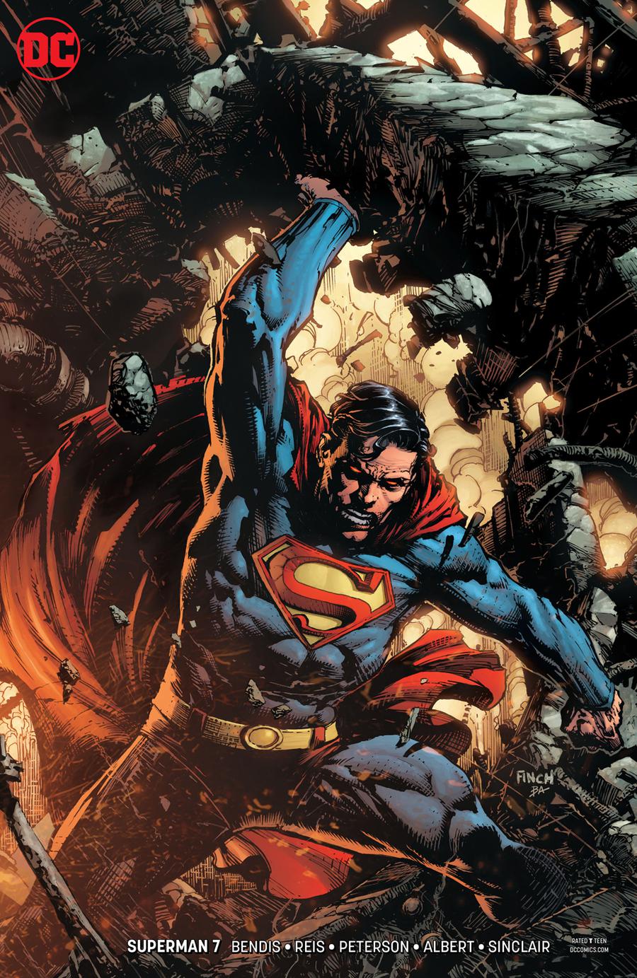 Superman Vol 6 #7 Cover B Variant David Finch Cover