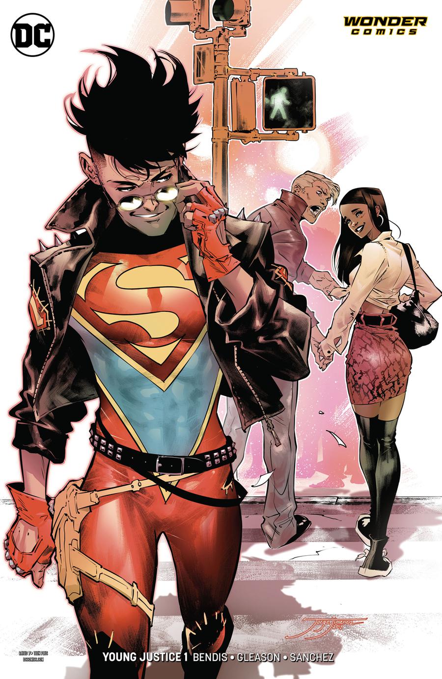 Young Justice Vol 3 #1 Cover F Variant Jorge Jimenez Superboy Cover