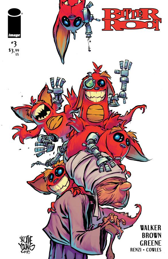 Bitter Root #3 Cover B Variant Skottie Young Cover