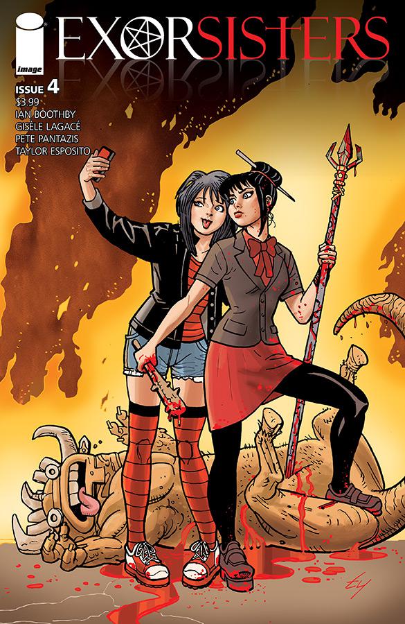 Exorsisters #4 Cover B Variant Ty Templeton Cover