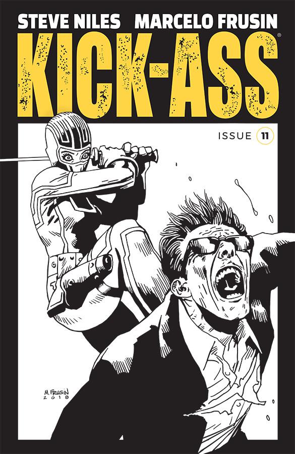 Kick-Ass Vol 4 #11 Cover B Variant Marcelo Frusin Sketch Cover