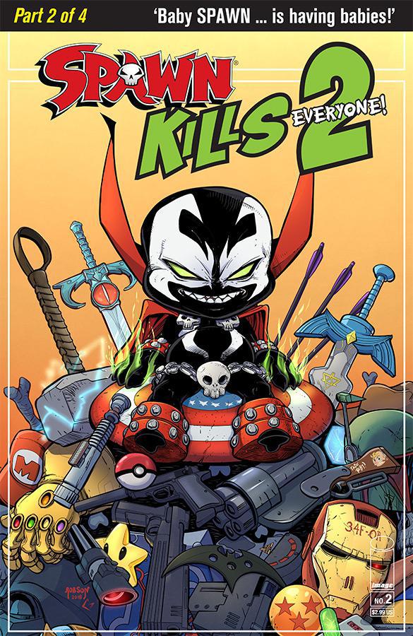 Spawn Kills Everyone Too #2 Cover C Variant Will Robson & Todd McFarlane Cover