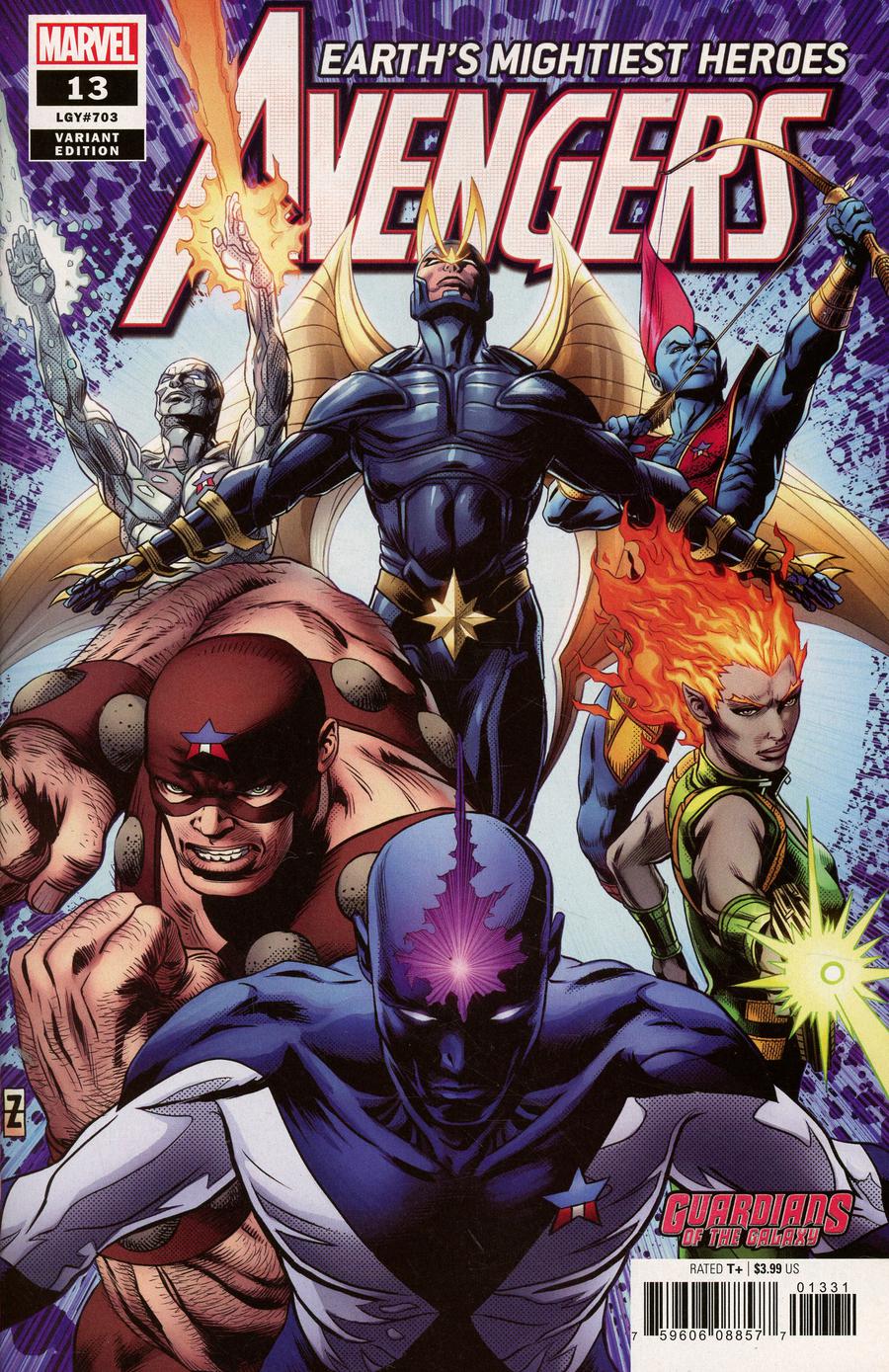 Avengers Vol 7 #13 Cover B Variant Patrick Zircher Guardians Of The Galaxy Cover