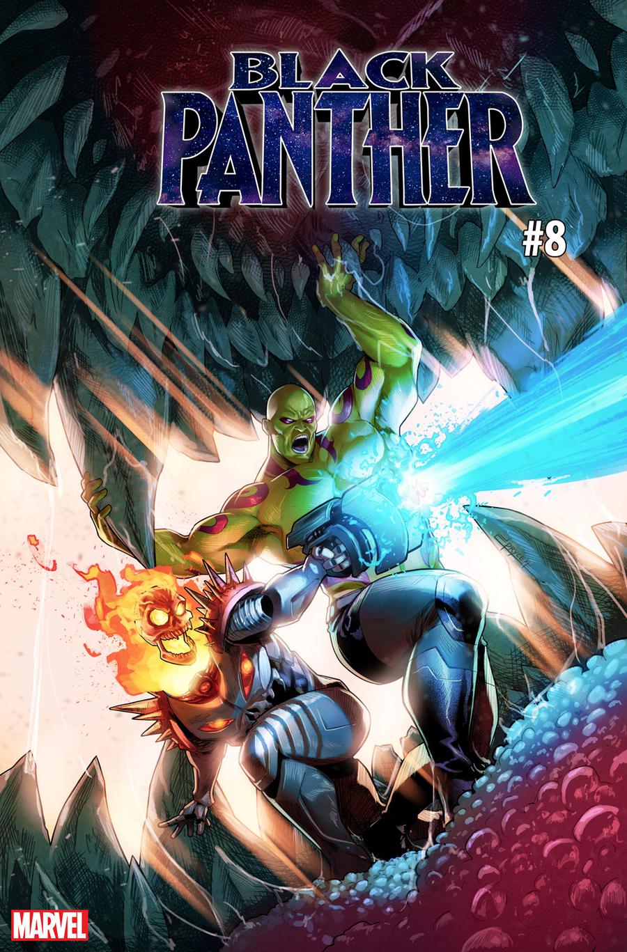 Black Panther Vol 7 #8 Cover B Variant Jamal Campbell Guardians Of The Galaxy Cover