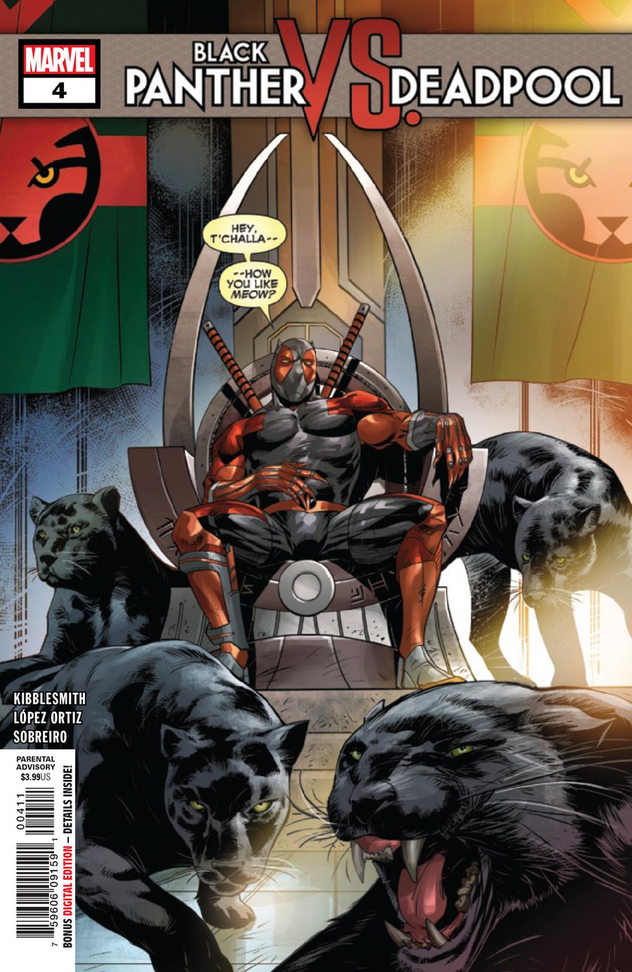 Black Panther vs Deadpool #4 Cover A Regular Ryan Benjamin & Rain Beredo Cover