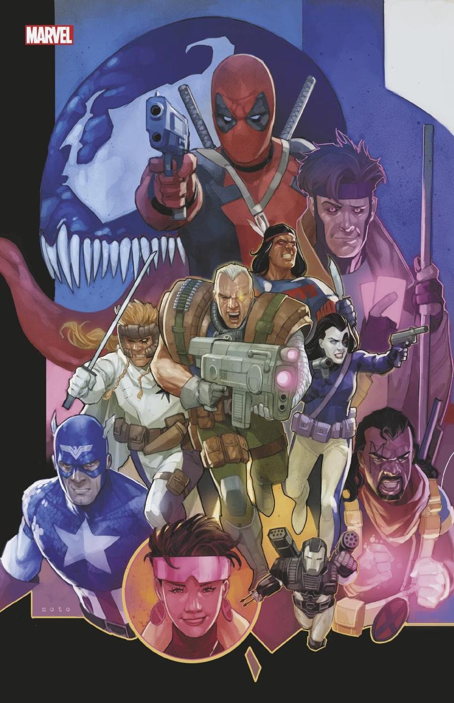 Captain America Vol 9 #7 Cover B Variant Phil Noto Marvel 80th Anniversary Cover