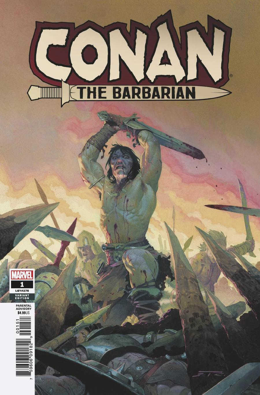 Conan The Barbarian Vol 4 #1 Cover B Variant Esad Ribic Teaser Cover