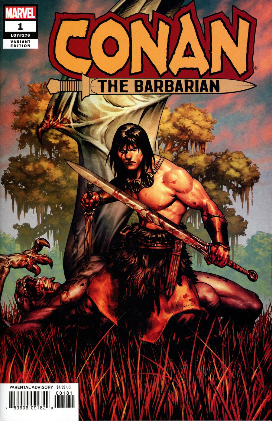 Conan The Barbarian Vol 4 #1 Cover C Variant Jesus Saiz Cover